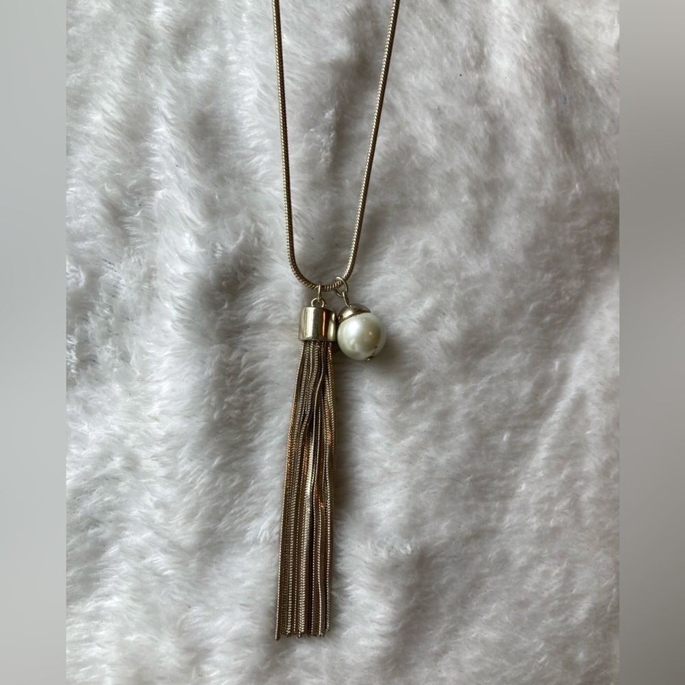 White House‎ Black Market Convertible Necklace with Faux Pearls - Picture 7 of 9